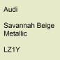 Preview: Audi, Savannah Beige Metallic, LZ1Y.